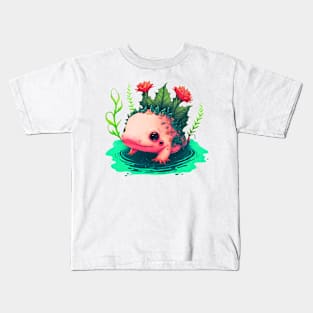 Axolotl unique Kids T-Shirt